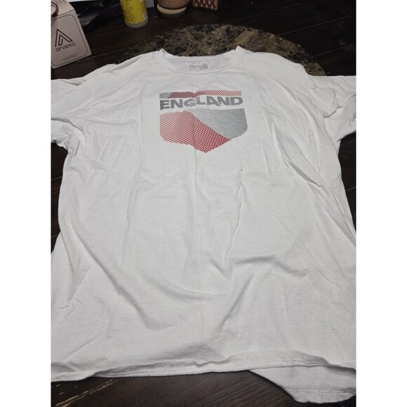 Adidas Go To Tee England Soccer White T-shirt Men's 2XL Short Sleeve - Picture 1 of 5